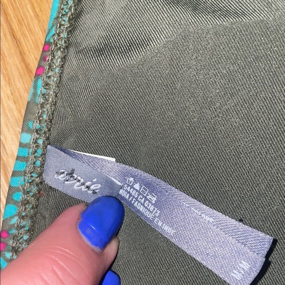 Aerie Vibrant Teal Bikini with Pink Accents - Picture 5 of 8